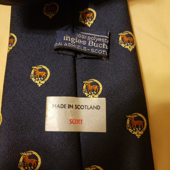 Ingles Buchan Moose Made In Scotland Tie - Picture 2 of 3